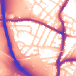 Daytime road noise heatmap for WS2 9AP