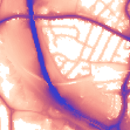 Daytime road noise heatmap for WS2 9AY