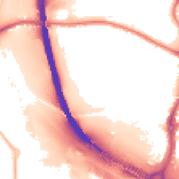 Night-time road noise heatmap for WS2 9AY
