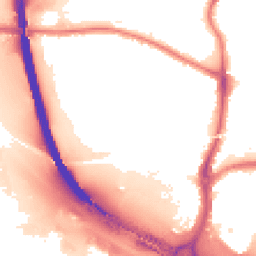 Night-time road noise heatmap for WS2 9BA