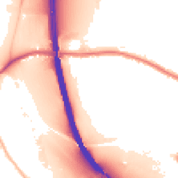 Night-time road noise heatmap for WS2 9BJ