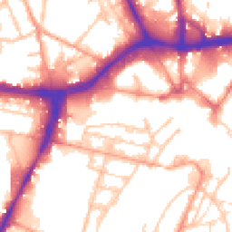 Daytime road noise heatmap for WS2 9BT