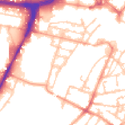 Daytime road noise heatmap for WS2 9DZ