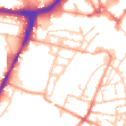 Daytime road noise heatmap for WS2 9EB