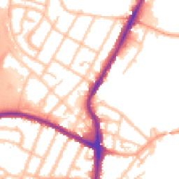 Daytime road noise heatmap for WS2 9HE