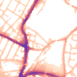 Daytime road noise heatmap for WS2 9JA