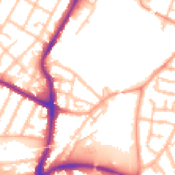 Daytime road noise heatmap for WS2 9JJ