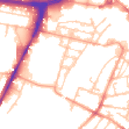 Daytime road noise heatmap for WS2 9NT