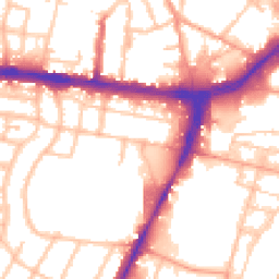 Daytime road noise heatmap for WS2 9PJ