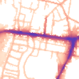 Daytime road noise heatmap for WS2 9QB