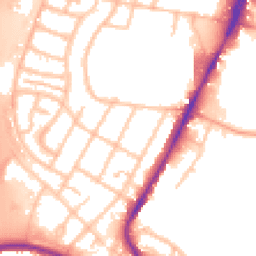 Daytime road noise heatmap for WS2 9TW