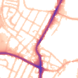 Daytime road noise heatmap for WS2 9TX