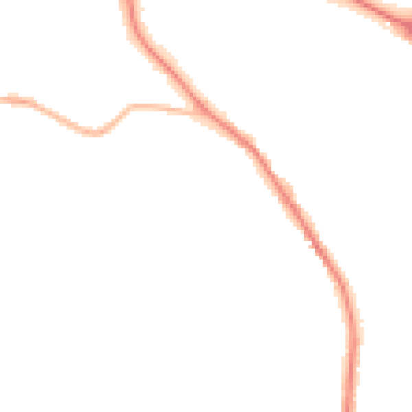 Night-time road noise heatmap for WS6 6NB