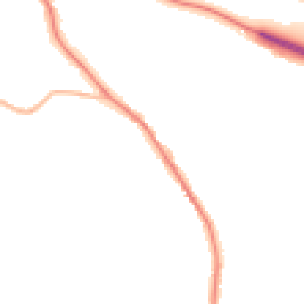 Night-time road noise heatmap for WS6 6NL