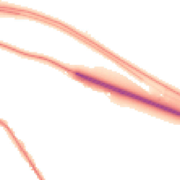 Night-time road noise heatmap for WS6 6NY