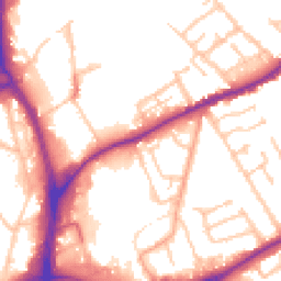 Daytime road noise heatmap for WV10 0AB