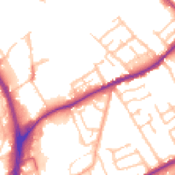 Daytime road noise heatmap for WV10 0AG