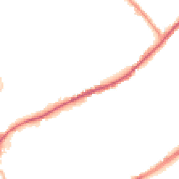 Night-time road noise heatmap for WV10 0AH