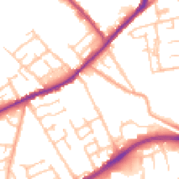 Daytime road noise heatmap for WV10 0AU