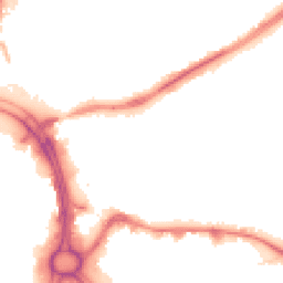 Night-time road noise heatmap for WV10 0AX