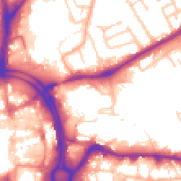 Daytime road noise heatmap for WV10 0BA