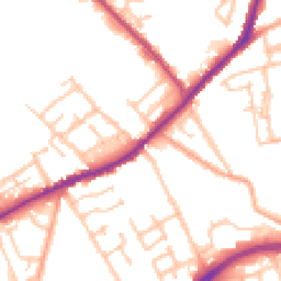 Daytime road noise heatmap for WV10 0BG