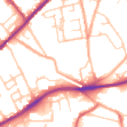 Daytime road noise heatmap for WV10 0BJ