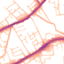 Daytime road noise heatmap for WV10 0BX