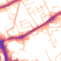 Daytime road noise heatmap for WV10 0DW