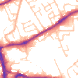 Daytime road noise heatmap for WV10 0DX