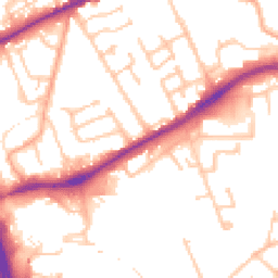 Daytime road noise heatmap for WV10 0EH