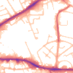 Daytime road noise heatmap for WV10 0EU