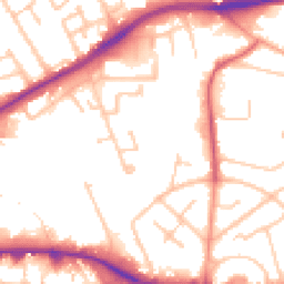 Daytime road noise heatmap for WV10 0EY