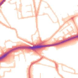 Daytime road noise heatmap for WV10 0LU