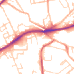 Daytime road noise heatmap for WV10 0PY
