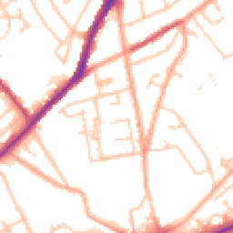 Daytime road noise heatmap for WV10 0UF