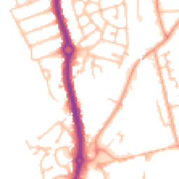 Daytime road noise heatmap for WV10 6GS