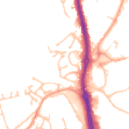 Daytime road noise heatmap for WV10 6LA