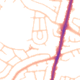 Daytime road noise heatmap for WV10 6SX