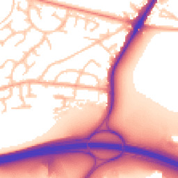 Daytime road noise heatmap for WV10 7AT