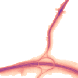 Night-time road noise heatmap for WV10 7AT