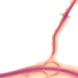 Night-time road noise heatmap for WV10 7AZ