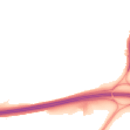 Night-time road noise heatmap for WV10 7BG