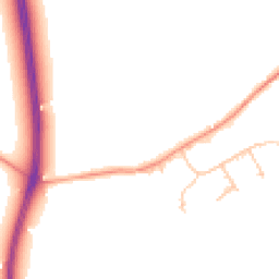 Daytime road noise heatmap for WV10 7BZ