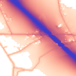 Daytime road noise heatmap for WV10 7DS