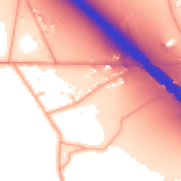 Daytime road noise heatmap for WV10 7DT