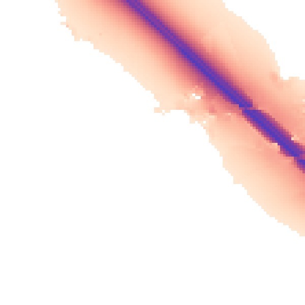 Night-time road noise heatmap for WV10 7DT