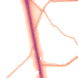 Daytime road noise heatmap for WV10 7EQ