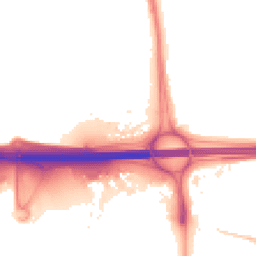 Night-time road noise heatmap for WV10 7EZ