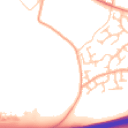 Daytime road noise heatmap for WV10 7FL